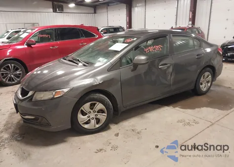2013 Honda Civic Lx from USA, damaged, VIN 2HGFB2F59DH578331